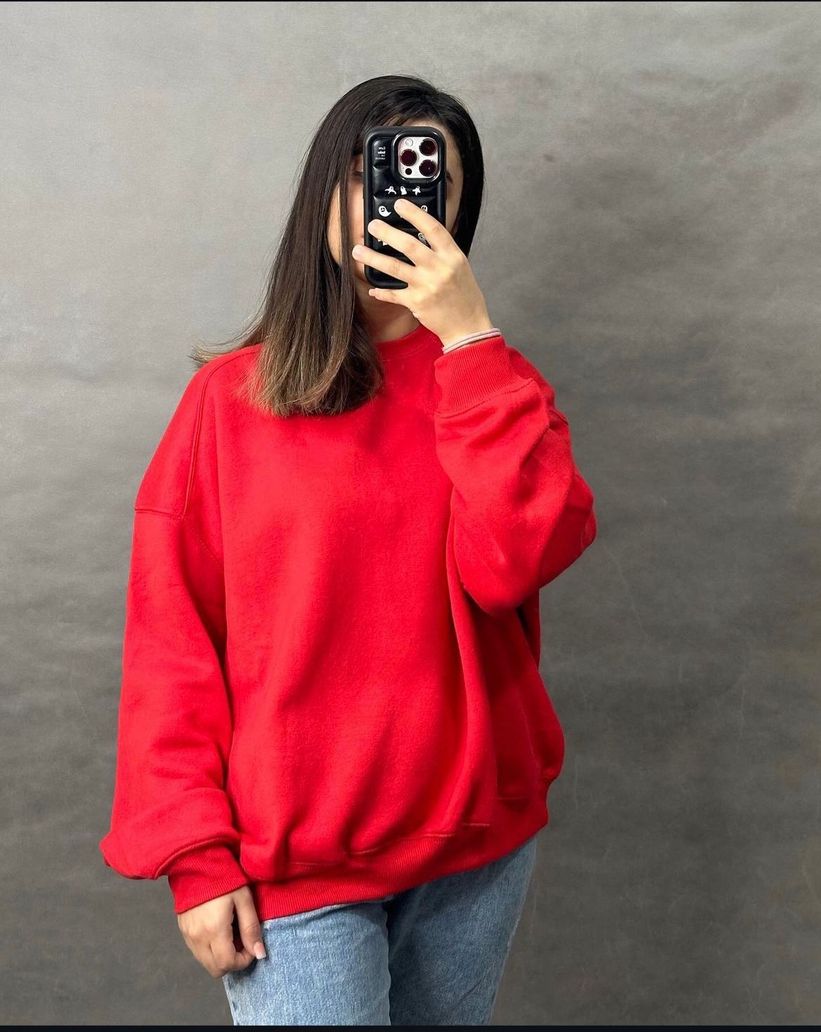 Women's Sweatshirts - red