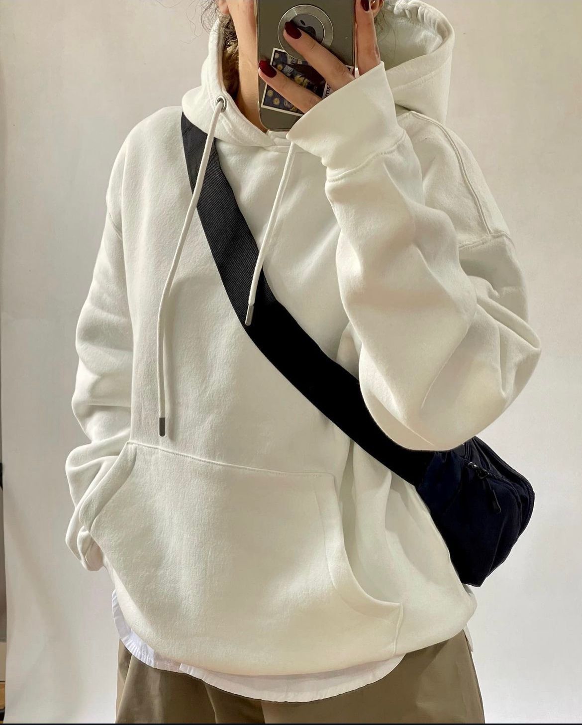 Plain Hoodie - White