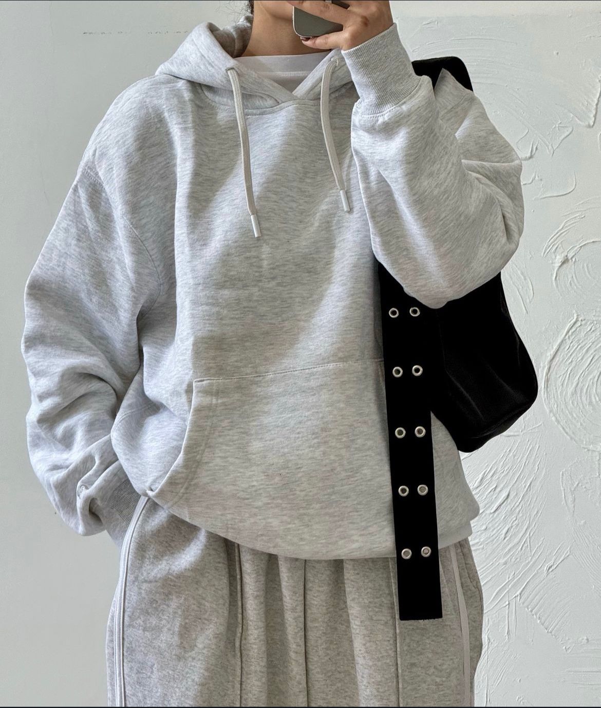 Plain Hoodie - Grey