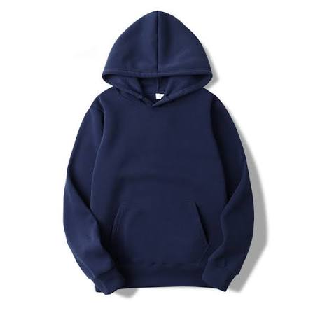 11.11 Sale Unisex Navy Blue Hoodie