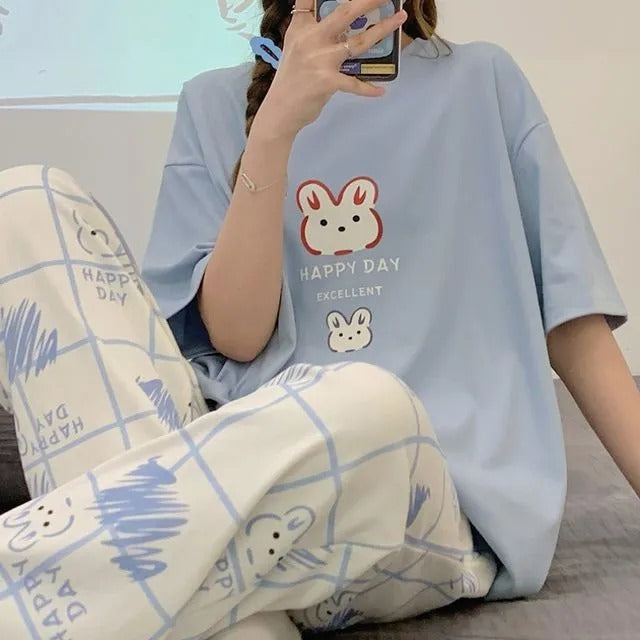 Sale Soft Cotton PJ Suit - P9