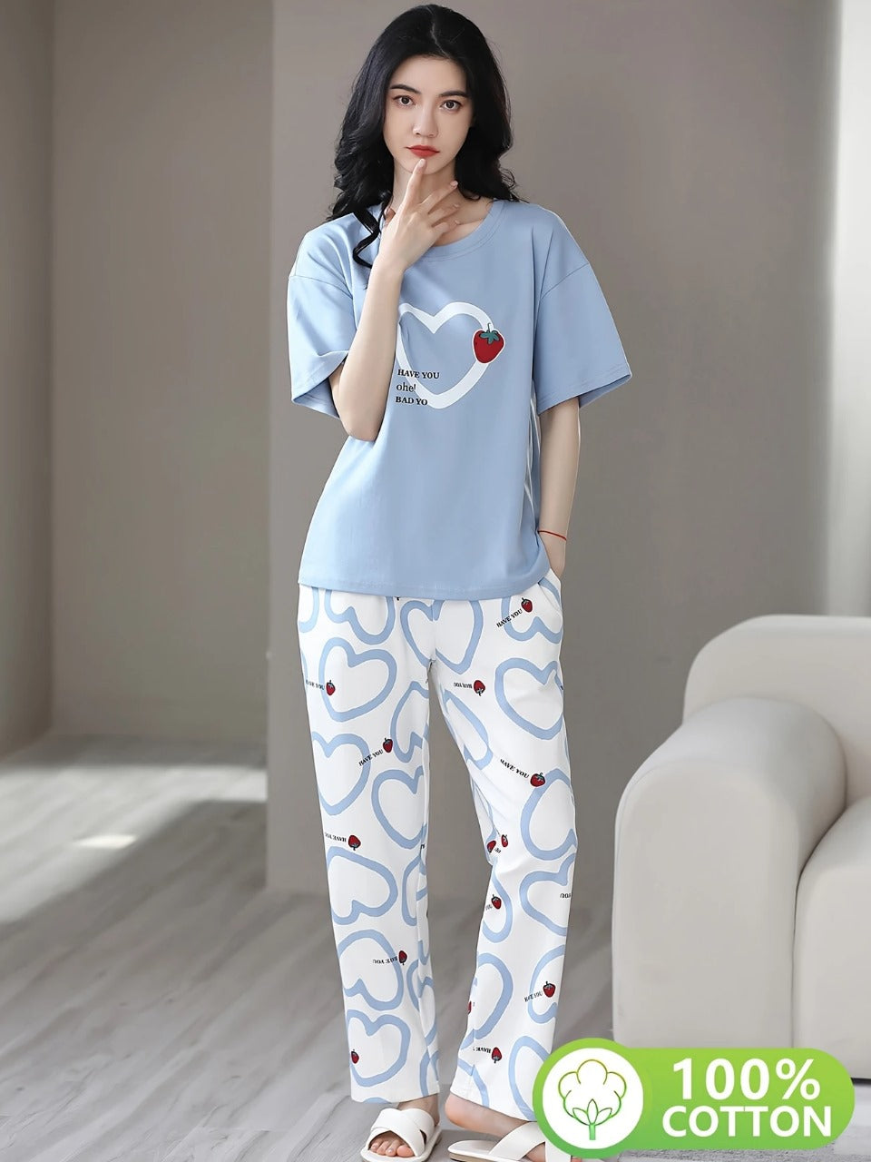 Sale Soft Cotton PJ Suit - P11