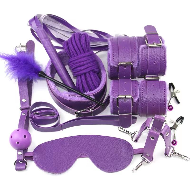 Softy Wear Women Faux Leather Bondage Set