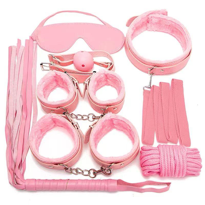 Softy Wear Women Faux Leather Bondage Set