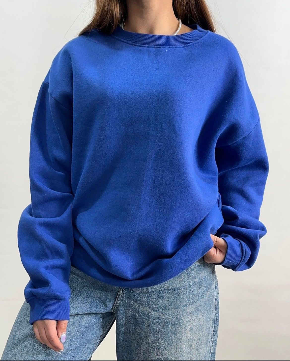 Women's Sweatshirts - Blue