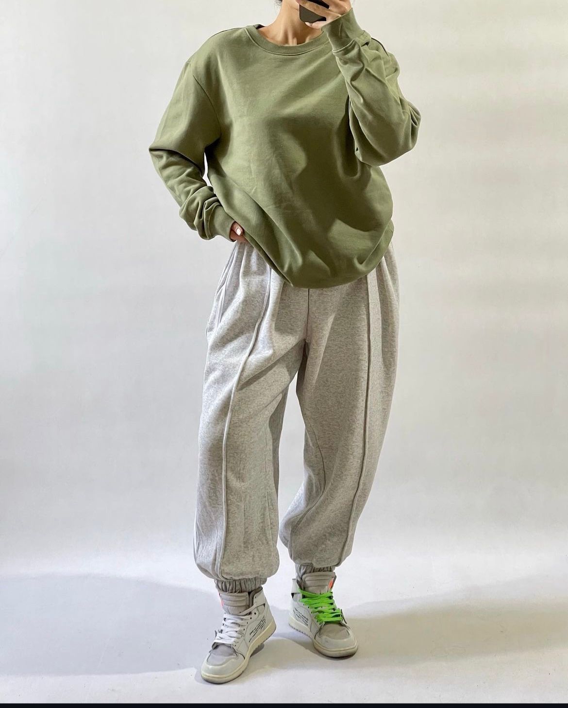 Women's Sweatshirts - Moss Green