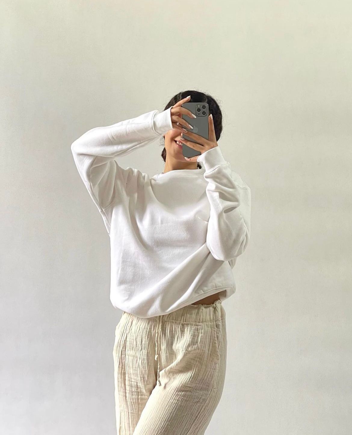 Women's Sweatshirts - White