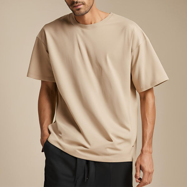 Beige Drop Shoulder