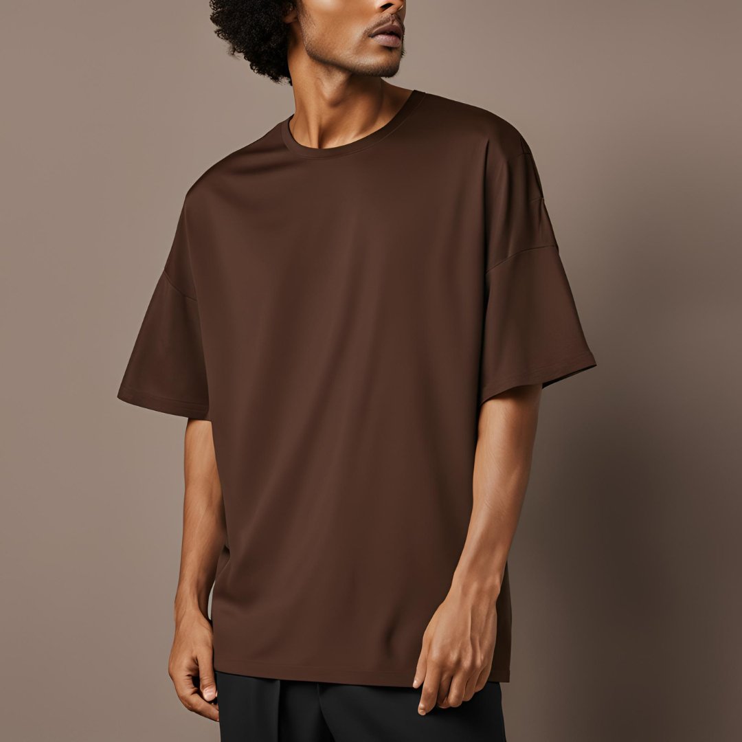 MENS BROWN Drop Shoulder