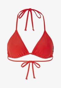 Softy Wear Heat Red Padded String Ribbed Bikini