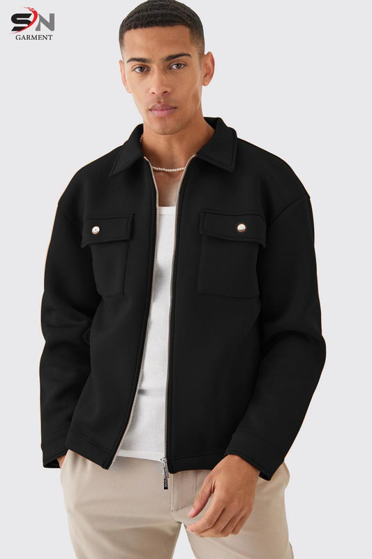 Double Pocket Jacket - Black