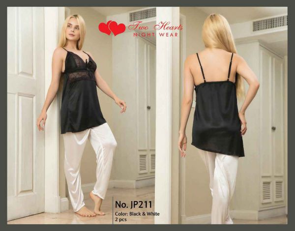 TNW Pluto - Sleeveless Ceder Strap black color Night Suit best price in pakistan for summer 