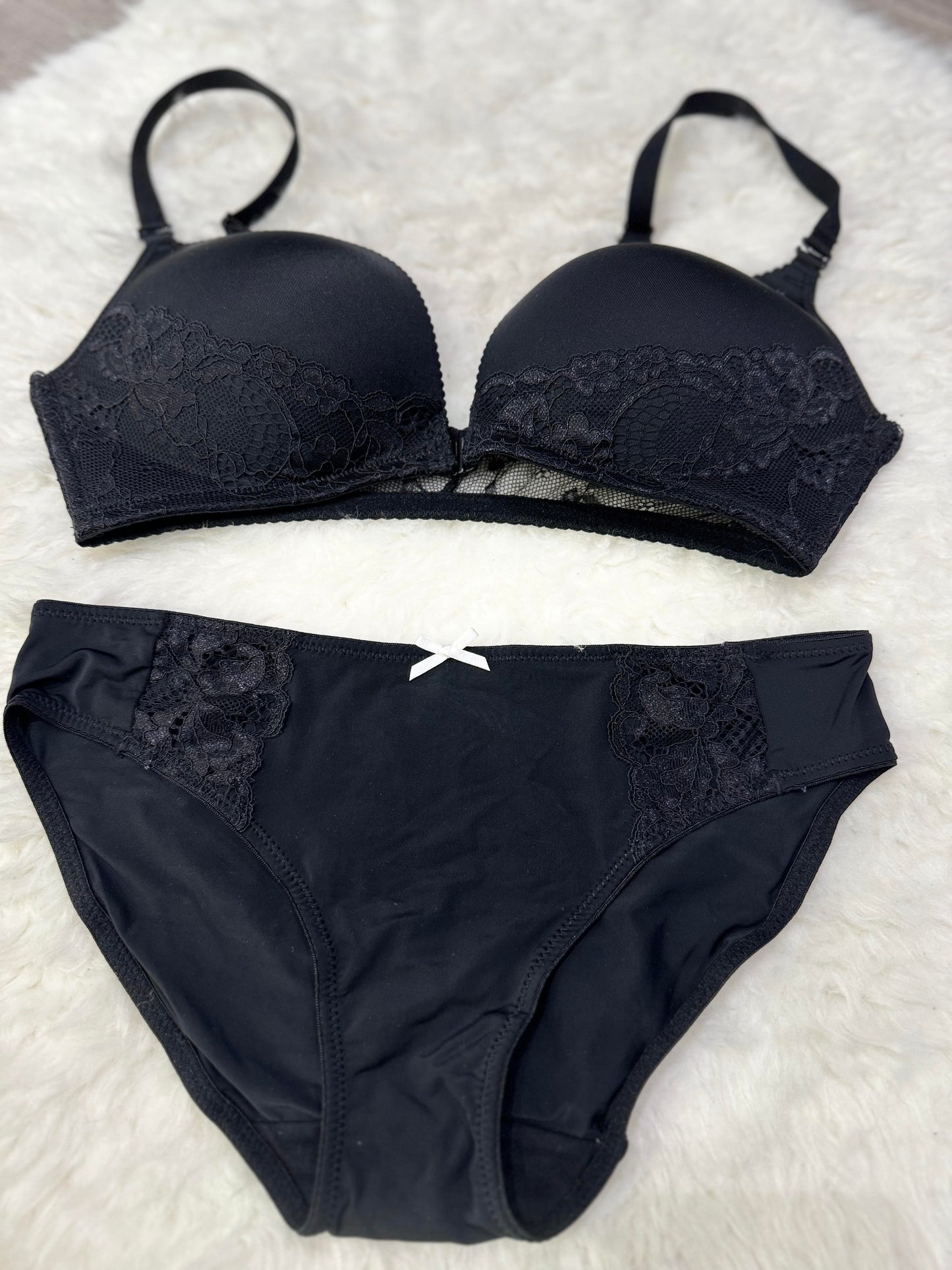 TNW Front Open Padded Bra and Panty Set