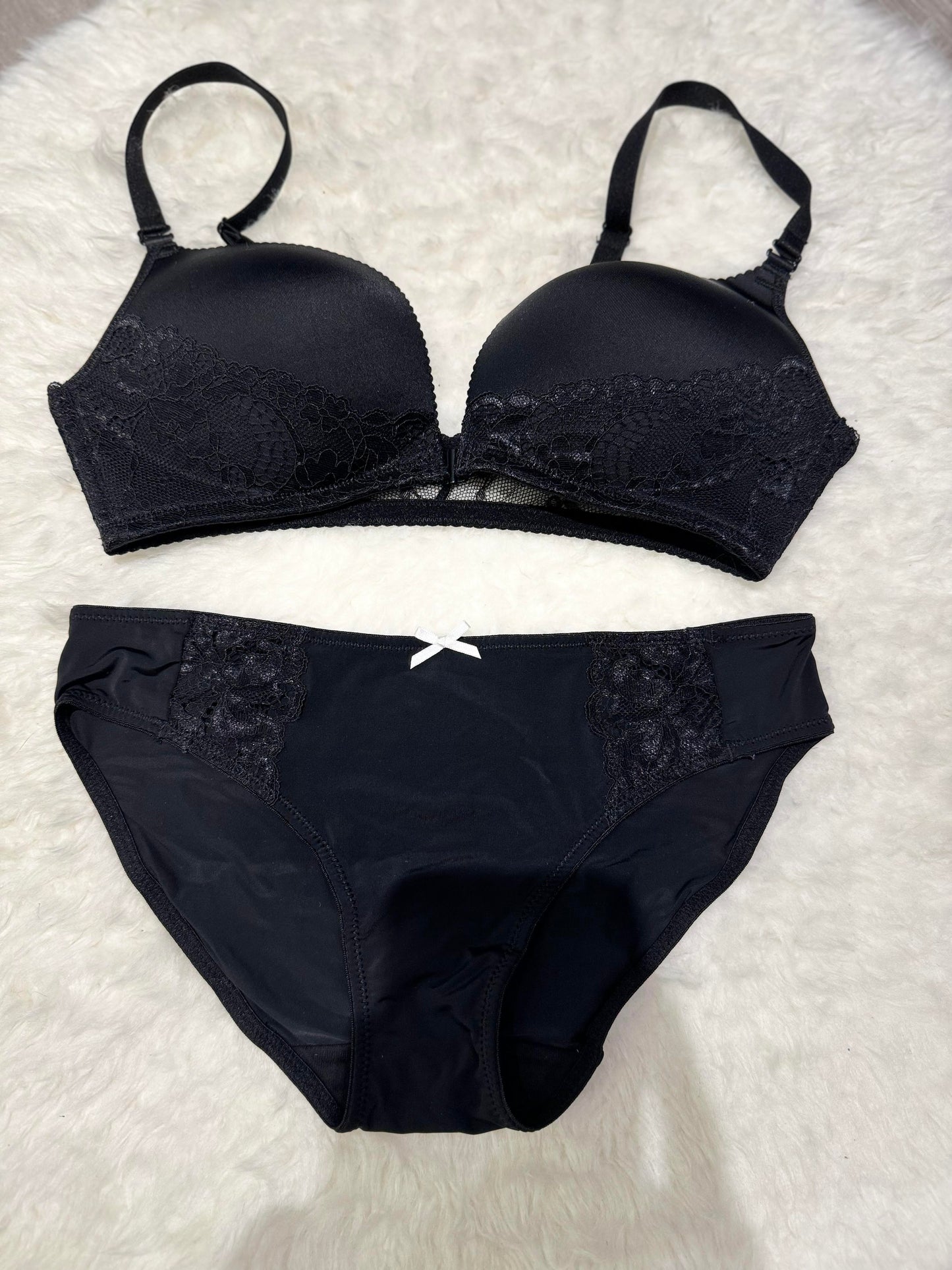 TNW Front Open Padded Bra and Panty Set